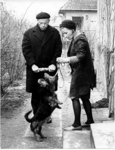 1966: z żoną Barbarą © Jan Popłoński