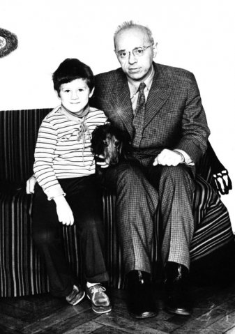 1973: z synem Tomkiem
