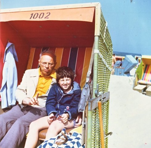1977: z synem na wyspie Sylt