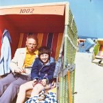 1977: z synem na wyspie Sylt